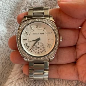 Michael Kors Silver watch.